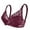 C74/Wine, variant on XIYON Womens Bras Womens Underwire Bra Lace Floral Bra Unlined Unpadded Plus Size Full Coverage Bra Classic