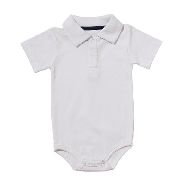 Odeerbi Chaquetas de Golf de Manga Corta Con Cuello de Algodón Para Niños y Niñas