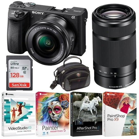 Sony Alpha a6500 Mirrorless Camera 2-Lens Kit with