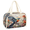 Gray, variant on Jiaoprinted Spring Floral Travel Toiletry Bag for Women, Large Wide-open Makeup Bag, Hydrangea Rose Waterproof Cosmetic Bag Organizer with Handle