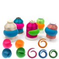 thumbnail image 3 of 12 piezas carretes de hilo Saver bobinas de silicona Clips abrazaderas soporte de hilo organizador Color de Ramdom Hugo Portabobinas de hilo, 3 of 8
