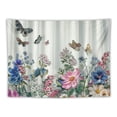 thumbnail image 5 of Orinice Flowers Butterflies Tapestry Wall Hanging Unique Style Graphic Tapestries Home Decor for Living Room Bedroom Dorm Apartment Farmhouse Wall Decoration 40x30inch, 5 of 6
