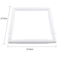 thumbnail image 3 of Universal Clip Frame Plastic Embroidery Cross Stitch Frame Square Cross Stitch Needle Stitch Painting Floss etc.(27.9 * 27.9cm), 3 of 5