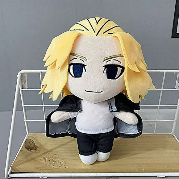 Cute Tokyo Revengers Mikey 20cm Plush Doll Anime Toy Soft Plushies Cute Fluffy Stuffed Toy Doll Birthday Gift for Manga Fans