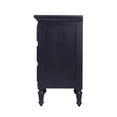 thumbnail image 4 of Mahogany Black 3 Drawer Nightstand, 4 of 7