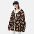 thumbnail image 3 of Balery Rose Flower Bear Sudadera ligera de manga larga con capucha y protección solar UPF 50+ para hombre y mujer, ideal para pesca y running-Small, 3 of 7