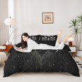 thumbnail image 3 of Erosebridal Animal Sugar Skull Skeleton Duvet Cover Full,Gothic Halloween Bedding Sets Full Size,Moon Phase Comforter Cover Full,Lightweight Bedroom Decorative Reversible,3-Piece（No Comforter）, 3 of 7