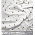 thumbnail image 1 of Soimoi polyester Crepe Fabric Brush Stroke & Cactus Tree Print Fabric by the Yard 52 Inch Wide, 1 of 1