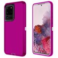 thumbnail image 3 of For Samsung Galaxy S20 Ultra Heavy Duty Military Grade Full Body Shockproof Dust-Proof Drop Proof Rugged Protective Cover w/Belt Clip Pink/White, 3 of 4