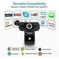 thumbnail image 2 of 1080P Video Call Professional Camera Media HD Web Camera with Microphone Widescreen USB Computer Camera, 2 of 5