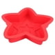 thumbnail image 1 of Molde para hornear de silicona con pentagrama de bricolaje, molde para hornear antiadherente para pudín, postre, pastel de frutas (rojo), 1 of 5