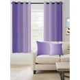 thumbnail image 2 of Fsddascl Purple Ombre Blackout Curtains for Bedroom/Living Room, Thermal Insulated Kitchen Curtains, Modern Gradient Abstract Art Grommet Darkening Window Treatment Drapes 42"x54"x2, 2 of 8