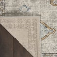 thumbnail image 5 of Nourison Concerto Contemporary Geometric Indoor Area Rug Ivory/Grey/Blue 2'2" x 10', 5 of 8