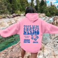 thumbnail image 3 of Pink Graphic Hoodie For Women 2024 Cute Preppy Sweatshirt Long Sleeve Drawstring Pullover Tops With Pockets, 3 of 5