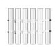 thumbnail image 1 of 6Pcs Hinged Flower Vase Clear Glass Test Tube Hanging Flower Holder for Home Decor, S, 1 of 5