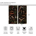 thumbnail image 5 of Green Mountain Kitchen Curtains, Nature Landscape Forest Trees Sage Green Kitchen Decorations Window Curtain Drapes, Soft Fabric Window Treatment Sets 2 Panels, 28''''W x 36''''L, 5 of 6