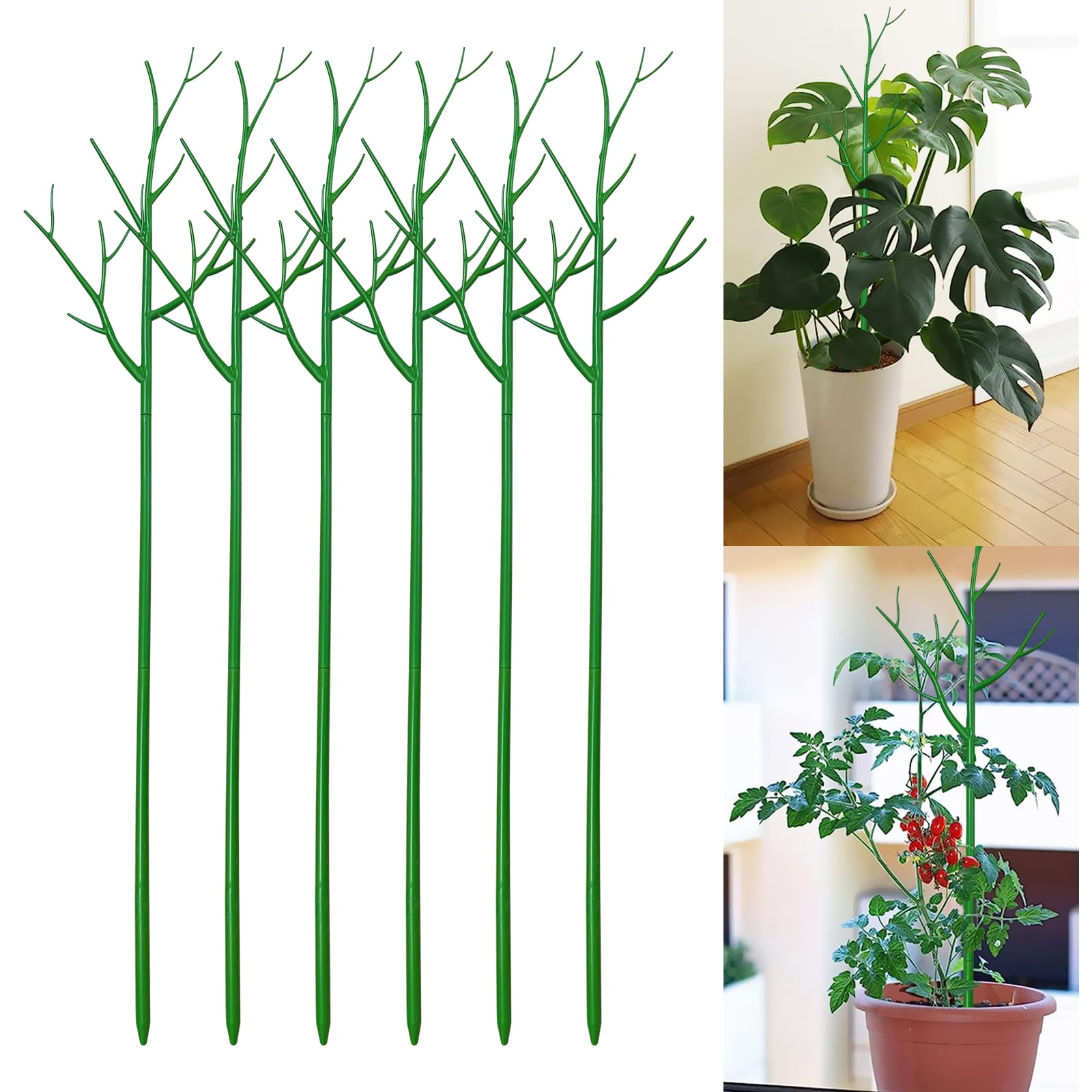 39.4 inch Plant Supports Trellis for Indoor Plants, 6 Pack Adjustable