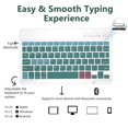 thumbnail image 4 of Funda con teclado MMK para iPad de 11.ª y 10.ª generación con Bluetooth, 4 of 7