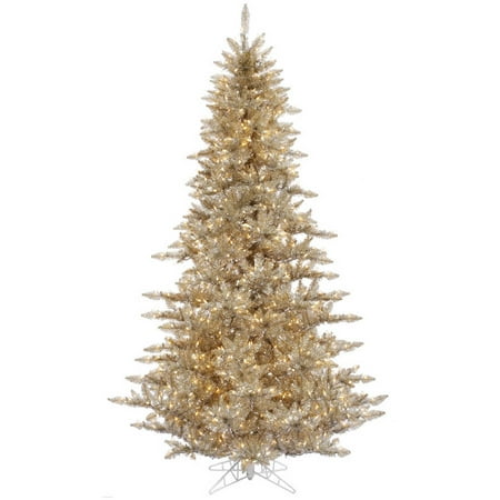 Vickerman 3' Champagne Fir Artificial Christmas Tree with 100 Clear