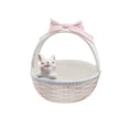 thumbnail image 2 of tredstone Ceramic Rabbit Easter Basket Porcelain bunny bowls Flower Pot Home Decor 16cmx15.5cmx18.3cm, 2 of 9
