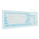 thumbnail image 2 of Teclado de silicona, teclado de silicona plegable 103 Teclado silencioso Teclado de silicona plegable optimizado para la excelencia, 2 of 9