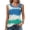Multicolor G, variant on BRGZLK Tank Tops For Women Irregular Neck Fashion Striped Solid Color Casual Summer Sleeveless Loose Fit Dressy Work T-Shirt