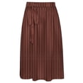 thumbnail image 5 of Xijirk Women's Dirndl Dress Traditional Bavarian Short Sleeve Dot Vertical Line Midi Apron Costume for Oktoberfest Cosplay Theme Party,M, 5 of 8