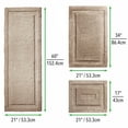 thumbnail image 3 of mDesign Microfiber Bath Mats - 3 Piece Bathroom Rugs - Set of 3 - Linen/Tan, 3 of 8