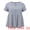 Navy Blue, variant on DARING DIVA Women's Plus Gingham Tops Plaid Notch Neck Blouse 1X Navy Blue