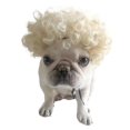 thumbnail image 2 of Dog Wig Artificial Short Adjustable Funny Puppy Cosplay Accessory Pet Headwear, 2 of 6