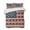 USA flag colors (red, white, blue), variant on Quilts King Size, Coastal American Flag Soft Comforter Bedding Set for Bed, Starfish Vintage USA Flag Lightweight Quilted Bedspread with Pillow Cover(2 Pieces) for All Season, 96x106 Inch