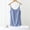 Light blue, variant on Miorin Women Scoop Neck Built-in Bra Tank Tops, Thin Spaghetti Strap Modal Loose Flowy Wavy Hem Undershirt, Solid Relaxed Layering Cami for All Season Loungewear Daily Inner Wear, Pink XL