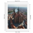thumbnail image 2 of Paint by Numbers Kit for Adults, Gothic Cathedral Aerial View Cityscape Paint by Numbers, Easy Paint by Numbers Kit for Adults Beginner, DIY Adult Paint by Number Kits on Canvas, Home Decor, 2 of 7
