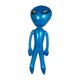 thumbnail image 2 of Accesorios inflables para extraterrestres, figuras de extraterrestres, juguetes inflables, globos para temática extraterrestre. Azul, 2 of 9