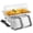 1 Pack, variant on 2 Pack Electric 9 QT Stainless Steel Chafing Dish Buffet Set, NSF Roll Top Catering Chafer Server Warmer with Full Size & 2 Detachable Pans,Transparent PC Lid for Party Wedding