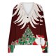 thumbnail image 5 of Cárdigan informal con estampado navideño para mujer, chaqueta con botones, blusa de poliéster, 5 of 5