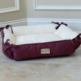 thumbnail image 5 of Armarkat Pet Bed, 16-Inch Square, Burgundy, C06HJH/MB, 5 of 6