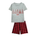 thumbnail image 6 of 2025 Christmas Tree Christmas Family Matching Pajama Short Set(11-12Y,Kid), 6 of 7