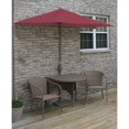 thumbnail image 7 of All Weather Wicker Patio Table Set with Umbrella - Outdoor Coffee Table & Chairs, 7 of 7