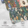 thumbnail image 5 of Yayeee 100% Cotton Hand Towels for Bathroom 16" x 28" Soft Absorbent Kitchen Towel, Floral Garden, 5 of 7