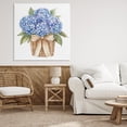 thumbnail image 3 of Stupell Industries Shabby Chic Blue Hydrangea Picnic Basket Canvas Art, 36 x 36, by Petals Prints Design, 3 of 8