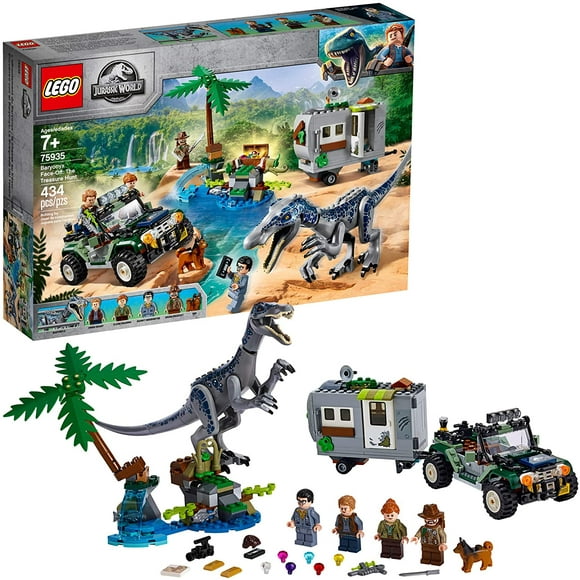 Compatible With LEGO Jurassic World Baryonyx Face Off: The Treasure Hunt 75935 Building Kit (434 Pieces)