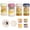 4 Sets (Cream, Dark Blue, Purple, Green), variant on 16 Oz Glass Breakfast Containers 2 Sets (Cream, Yellow) For Meal Prep, Overnight Oats, Yogurt Parfaits