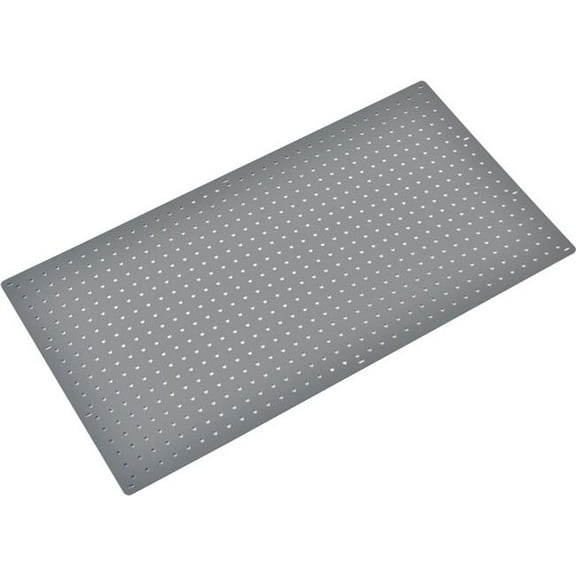 Global Industrial 249287AGY Steel Pegboard Panel - 36 x 19 in. - Gray