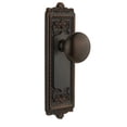 thumbnail image 5 of Grandeur Winfav_Psg_234 Windsor Solid Brass Rose Passage Door Knob Set - Nickel, 5 of 7