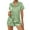 479-Green, variant on ZSQDM Womens Pajamas Set Set For Women Short Sleeve Button Down Sleepwear Set Classic 2 Loungewear With Pockets Green S