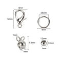 thumbnail image 3 of 1Box DIY Jewelry Making Finding Kit Including Zinc Alloy Lobster Claw Parrot Trigger Clasps Iron Bead Tips, 3 of 9