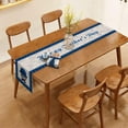 thumbnail image 5 of Happy Father''s Day Table Runner Linen Rustic Table Cover Indoor Outdoor Party Home Kitchen Dining Table Decoration -71 inches, 5 of 5
