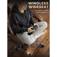 thumbnail image 6 of HLDIRECT Gaming Chair with Massager Lumbar Support, Ergonomics Computer Chair with Headrest, Brown, 6 of 8