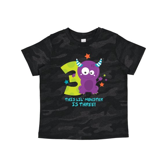 Inktastic Monster 3rd Birthday Boys or Girls Toddler T-Shirt